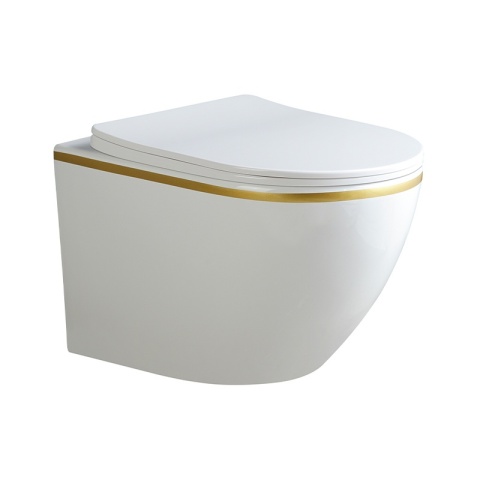 ZESTAW PODTYNKOWY WC STELAŻ TECE MISKA PEAK-WH-GL-RIM-03 PRZYCISK TC-9240407 CZARNY MAT