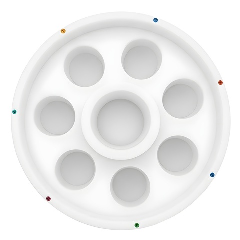 PŁYWAJĄCY BAREK LED DO JACUZZI BASENU PODŚWIETLENIE RGB UCHWYT NA NAPOJE