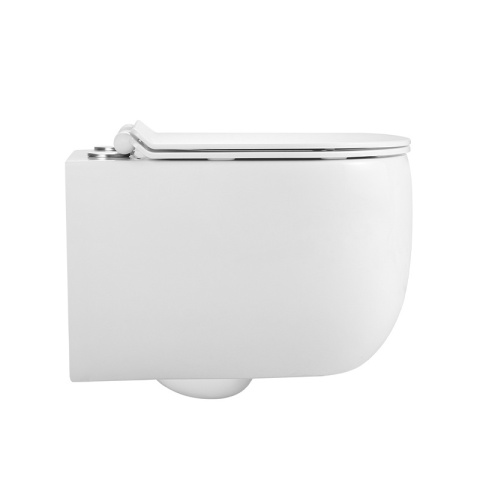 ZESTAW PODTYNKOWY WC STELAŻ TECE MISKA LAKE-WH-TR-01 PRZYCISK TC-9240401 CHROM