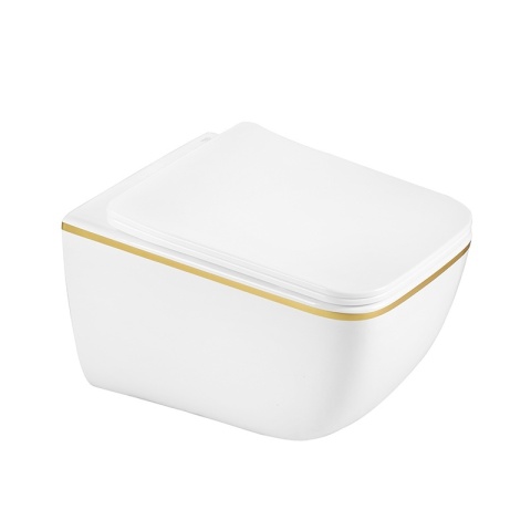 ZESTAW PODTYNKOWY WC STELAŻ TECE MISKA YUZU-WH-GL-TR-03 PRZYCISK TC-9240401 CHROM