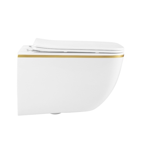 ZESTAW PODTYNKOWY WC STELAŻ TECE MISKA YUZU-WH-GL-TR-03 PRZYCISK TC-9240401 CHROM