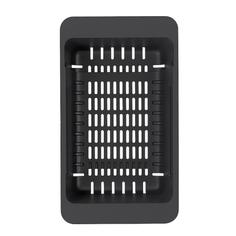 OCIEKACZ REGULOWANY DO ZLEWOZMYWAKA ZLEWU KUCHENNEGO PLASTIKOWY CZARNY ERIS