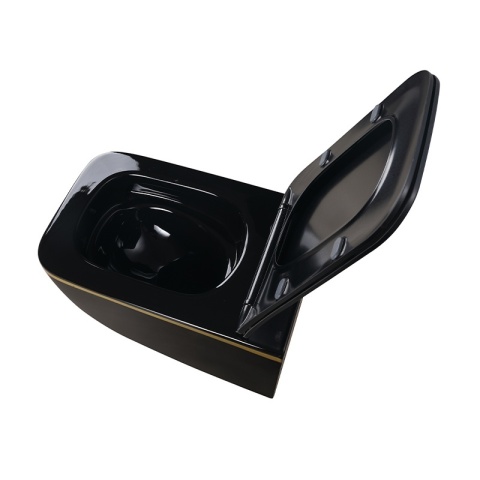 ZESTAW PODTYNKOWY WC STELAŻ TECE MISKA YUZU-BL-GL-TR-03 PRZYCISK TC-9240401 CHROM