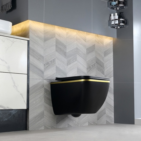 ZESTAW PODTYNKOWY WC STELAŻ TECE MISKA YUZU-MTB-GL-TR-03 PRZYCISK TC-9240400 BIAŁY POŁYSK