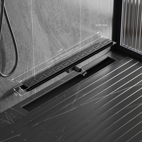 ODPŁYW LINIOWY 70 CM INOX NISKI SYFON WYSOKA PRZEPUSTOWOŚĆ DL01 OMEGA