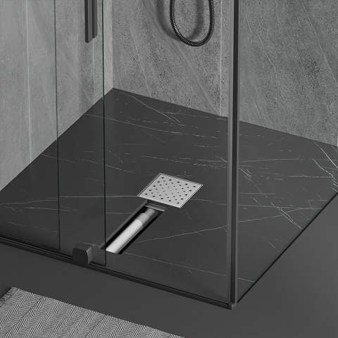 ODPŁYW LINIOWY KWADRATOWY 15x15 CM INOX WYSOKA PRZEPUSTOWOŚĆ DL06 CIRCLE