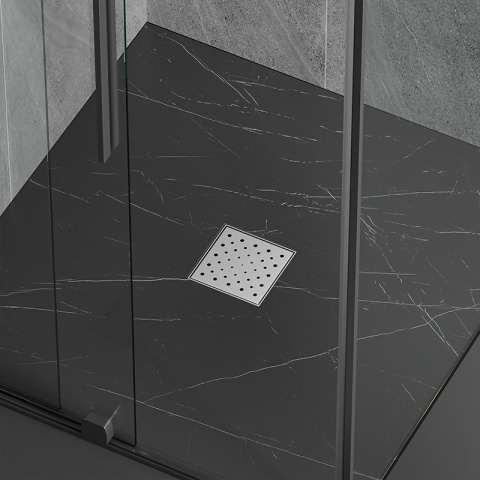 ODPŁYW LINIOWY KWADRATOWY 15x15 CM INOX WYSOKA PRZEPUSTOWOŚĆ DL06 CIRCLE