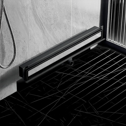 ODPŁYW LINIOWY ŚCIENNY 100 CM INOX NISKI SYFON WYSOKA PRZEPUSTOWOŚĆ DL09