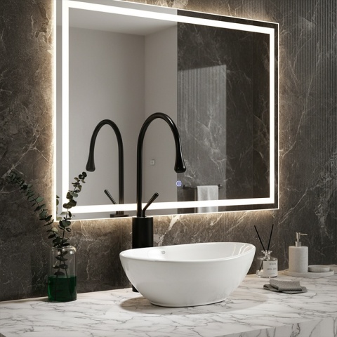 UMYWALKA NABLATOWA CERAMICZNA OWALNA LUMO-WH-405 BIAŁY POŁYSK 40x33 CM