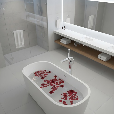 BATERIA ŁAZIENKOWA WOLNOSTOJĄCA F1532A CHROM