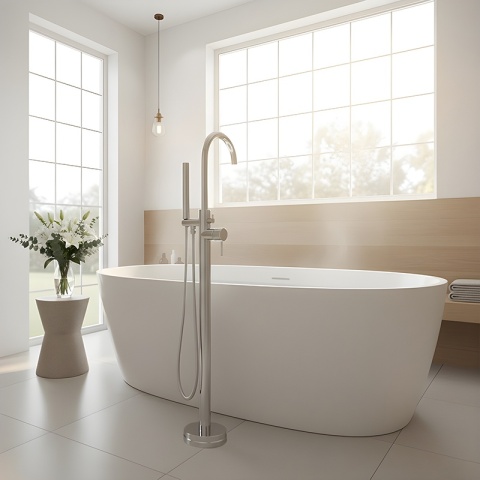 BATERIA ŁAZIENKOWA WOLNOSTOJĄCA F2012 CHROM