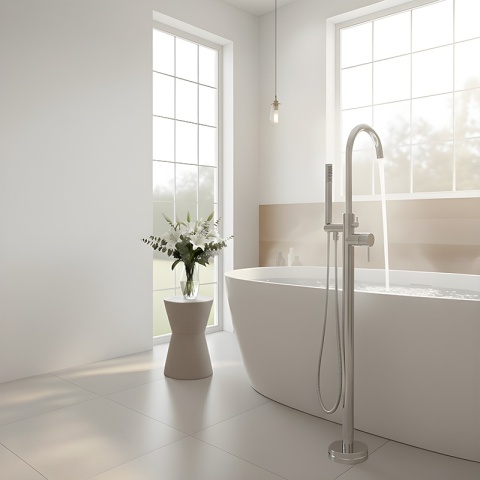 BATERIA ŁAZIENKOWA WOLNOSTOJĄCA F2012 CHROM