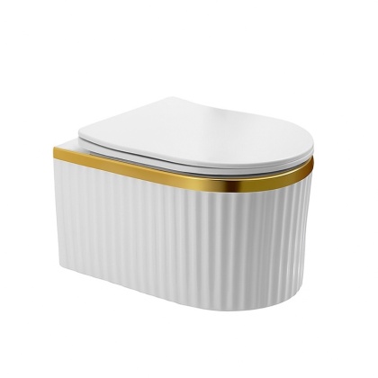 MISKA WC WISZĄCA RIMLESS LUMA-WH-GL-RIM-03 BIAŁA DESKA WOLNOOPADAJĄCA DUROPLAST