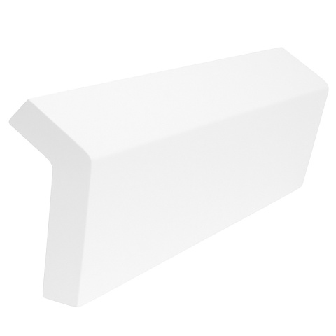 ZAGŁÓWEK PODUSZKA DO WANNY PRZYSSAWKI BIAŁY LUVO-WH 31x13,5