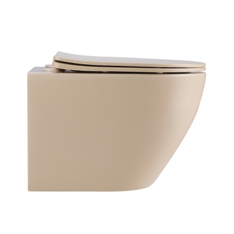 ZESTAW PODTYNKOWY WC STELAŻ TECE MISKA MIZU-CAP-RIM-03 PRZYCISK TC-9240407 CZARNY MAT