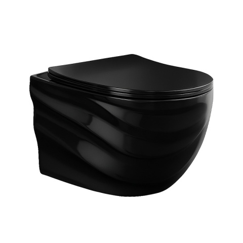 ZESTAW PODTYNKOWY WC STELAŻ TECE MISKA SKAL-BL-RIM-03 PRZYCISK TC-9240401 CHROM