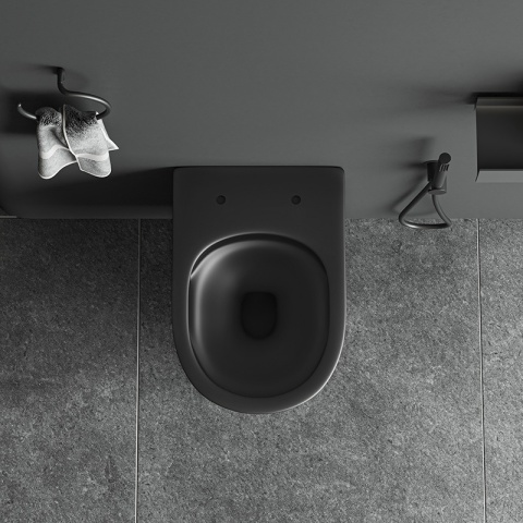 ZESTAW PODTYNKOWY WC STELAŻ TECE MISKA SKAL-MTB-RIM-01 PRZYCISK TC-9240401 CHROM