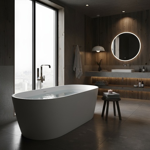 BATERIA ŁAZIENKOWA WOLNOSTOJĄCA F2037A CHROM