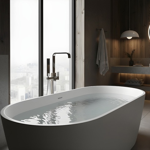 BATERIA ŁAZIENKOWA WOLNOSTOJĄCA F2037A CHROM