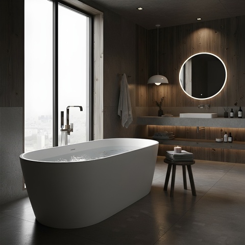 BATERIA ŁAZIENKOWA WOLNOSTOJĄCA F2037A CHROM