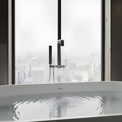 BATERIA ŁAZIENKOWA WOLNOSTOJĄCA F2037A CHROM