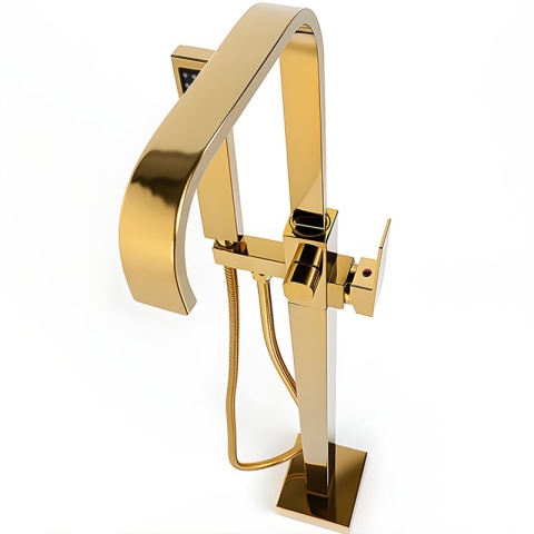 BATERIA ŁAZIENKOWA WOLNOSTOJĄCA F2037C ZŁOTA