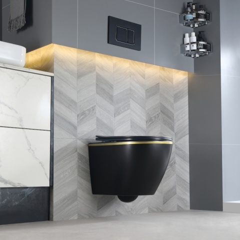 ZESTAW PODTYNKOWY WC STELAŻ GEBERIT DUOFIX MISKA MIZU-MTB-GL-RIM-03 PRZYCISK DELTA 50 BIAŁY