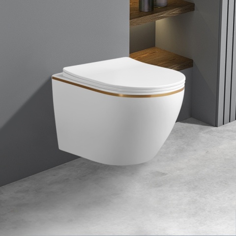 ZESTAW PODTYNKOWY WC STELAŻ GEBERIT DUOFIX MISKA MIZU-WH-GL-RIM-03 PRZYCISK DELTA 01 CHROM