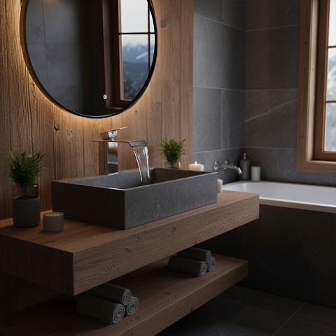 BATERIA UMYWALKOWA ŁAZIENKOWA F303A CHROM