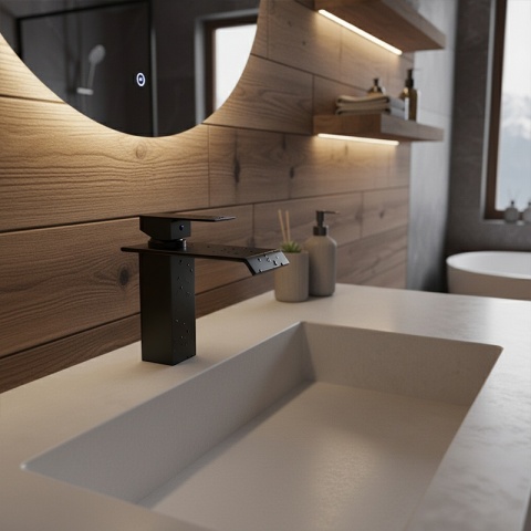 BATERIA UMYWALKOWA ŁAZIENKOWA F303B CZARNA