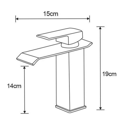 BATERIA UMYWALKOWA ŁAZIENKOWA F303B CZARNA