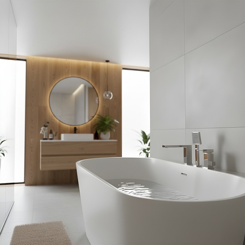 BATERIA ŁAZIENKOWA NAWANNOWA F301A CHROM