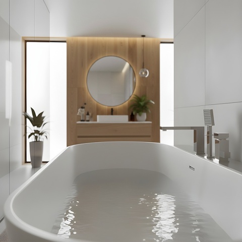 BATERIA ŁAZIENKOWA NAWANNOWA F301A CHROM