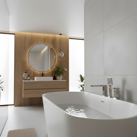 BATERIA ŁAZIENKOWA NAWANNOWA F301A CHROM