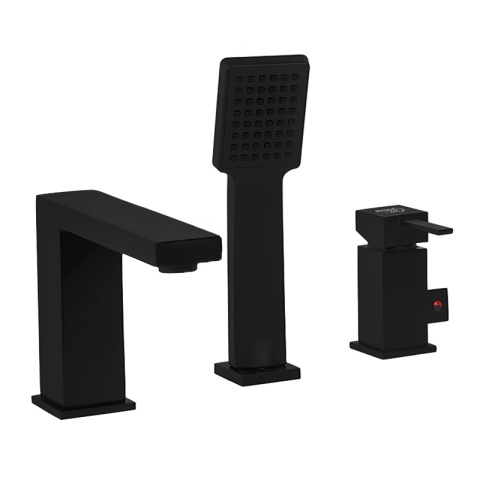 BATERIA ŁAZIENKOWA NAWANNOWA F301B CZARNA