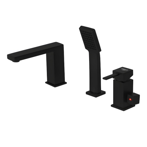 BATERIA ŁAZIENKOWA NAWANNOWA F301B CZARNA