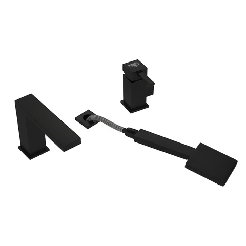 BATERIA ŁAZIENKOWA NAWANNOWA F301B CZARNA