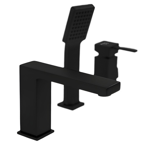 BATERIA ŁAZIENKOWA NAWANNOWA F301B CZARNA