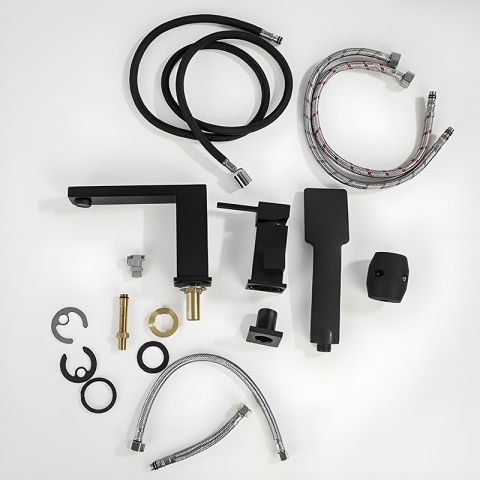 BATERIA ŁAZIENKOWA NAWANNOWA F301B CZARNA