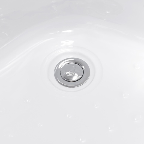 KABINA PRYSZNICOWA PÓŁOKRĄGŁA Z BRODZIKIEM MAJA BIAŁA 90x90 CM 5 MM