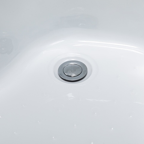 KABINA PRYSZNICOWA PÓŁOKRĄGŁA Z BRODZIKIEM MAJA CHROM MROŻONE SZKŁO 80X80 MAJA-CH-FR-80X80