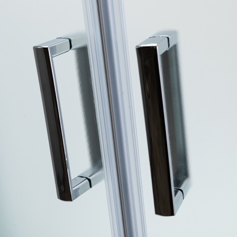 KABINA PRYSZNICOWA PÓŁOKRĄGŁA Z BRODZIKIEM MAJA CHROM MROŻONE SZKŁO 90X90 MAJA-CH-FR-90X90