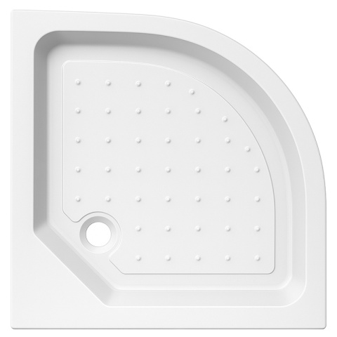 KABINA PRYSZNICOWA PÓŁOKRĄGŁA Z BRODZIKIEM WSH303C MAT CHROM 100x100 CM