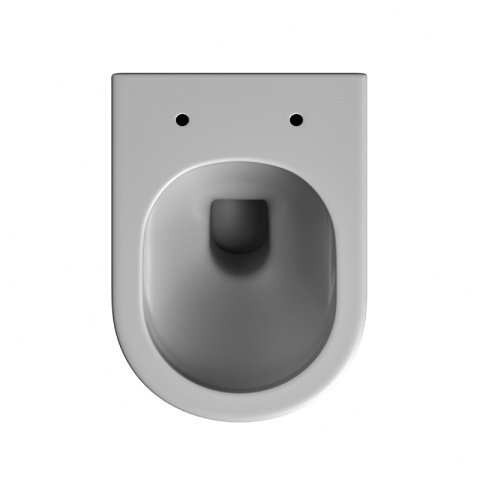 MISKA WC WISZĄCA RIMLESS LUMA-MTGR-RIM-03 SZARY MAT RYFLOWANA DESKA WOLNOOPADAJĄCA DUROPLAST