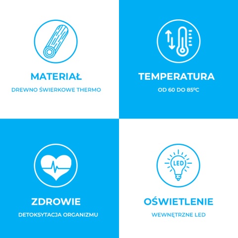 SAUNA OGRODOWA FIŃSKA BECZKA Z PIECEM TROMSO-HG-2 4-6 OSOBOWA 210x240 CM