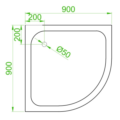 KABINA PRYSZNICOWA Z HYDROMASAŻEM PUERTO 01B SZCZOTKOWANY CHROM 90x90 CM