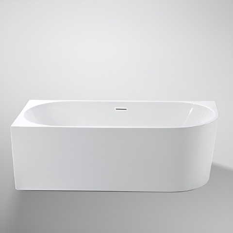 WANNA WOLNOSTOJĄCA PRZYŚCIENNA MERA2-509C2-L-P-WH LEWA BIAŁA PRZELEW BIAŁY 160x75 CM