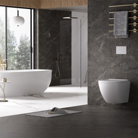 ZESTAW PODTYNKOWY WC STELAŻ GEBERIT DUOFIX MISKA PURO-WH-02 PRZYCISK DELTA 01 BIAŁY