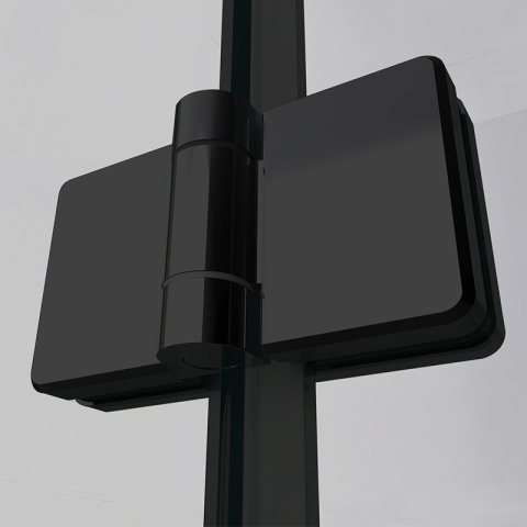 KABINA PRYSZNICOWA PROSTOKĄTNA ZES-KZ20C-BL-90X80 CZARNA 90x80 CM