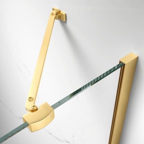 KABINA PRYSZNICOWA PROSTOKĄTNA ZES-KZ20C-GL-90X80 ZŁOTA 90x80 CM